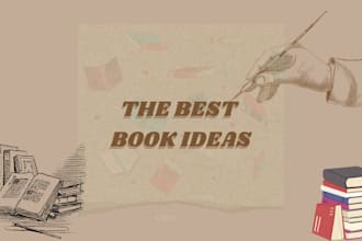 write creative and fresh ideas for your book