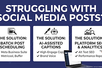 your social media metrics and build a performance report