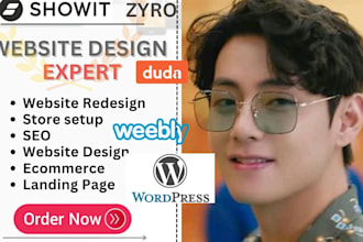 revamp and design your ionos duda zyro weebly website with seo website promotion