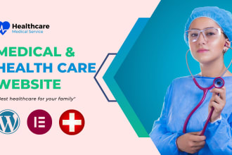 design medical healthcare wordpress website