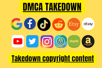takedown remove content on reddit,shopify,google,tiktok,onlyfans,fb under dmca
