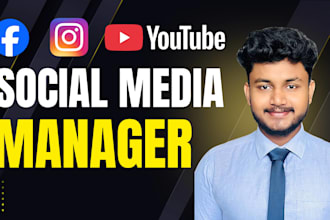 be your monthly social media manager and content creator
