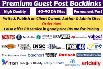 premium guest post backlinks service