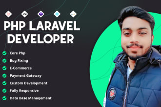 be your php laravel developer for web development