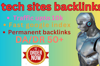 link build the tech sites with high da tech backlinks
