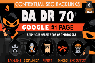 do high authority da DR 70 seo dofollow backlinks