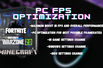 tweak pc settings for maximum fps output