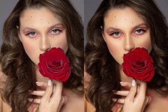 do high end photo retouching