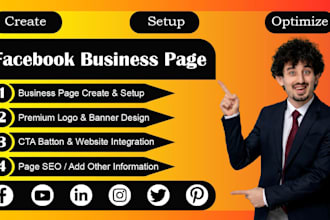 professionally create, set up, or optimize facebook business pages
