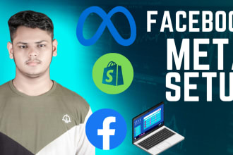 do facebook meta setup, verify pixels, and verify domains