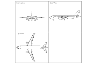 create orthographic projection and isometric views in autocad
