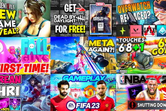 design eye catchy warzone cod pubg gaming youtube thumbnail