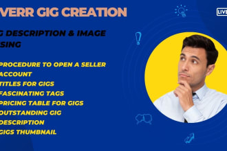 be your fiverr gig creator
