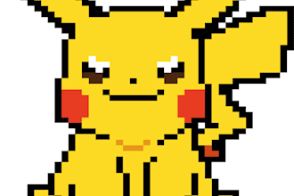 create 60x60 grid pixel art for you