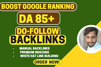create high da manual dofollow and nofollow SEO backlinks