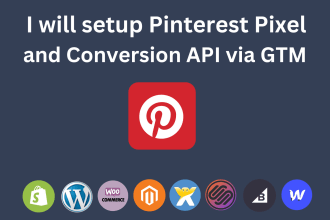 setup pinterest conversion API server side tracking via GTM