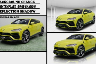 do car photo editing and image background remove
