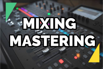 mix and master your rap, trap, drill or hip hop song