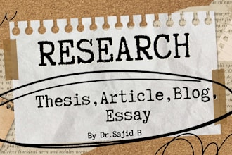 write excellent research articles, essays and review papers