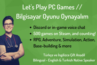 play any PC or android game, test and give feedback