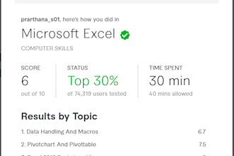 create excel graphs, pivot tables and dashboards