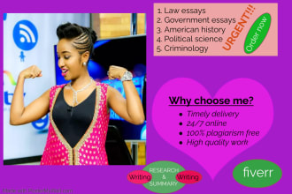 do law essays, american history and criminology