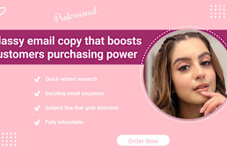write classy sales email copy for your marketing campaign