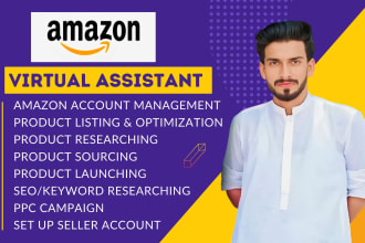 be your professional amazon fba virtual assistant, private lable pcc specialist