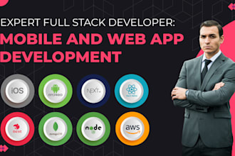 expert full stack developer, mobile app, web app developer react js react native