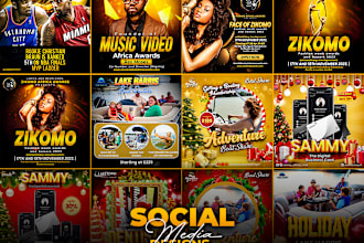 do creative facebook ads and instagram posts for christmas
