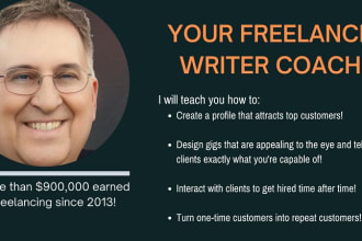 teach you to succeed as a freelance writer on fiverr