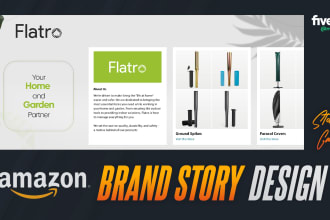 create highly converting amazon brand story design