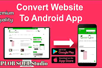 professional conversion of your website into an android app