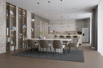 create a stunning custom design and render for your kitchen