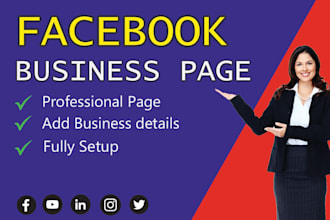 do facebook business page creation, fb fan page setup banner