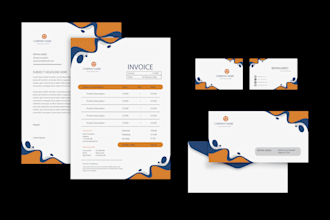 design business card and stationery items and minimalist logo design