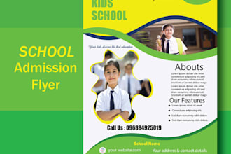 urgent business flyer, poster, real estate flyer design with 8 hours
