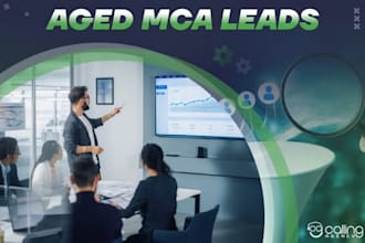 provide high quality mca aged leads ucc data business loan real estate leads