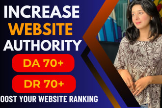 increase domain authority moz da ahrefs domain rating DR by authority backlinks