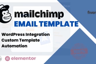 setup mailchimp integration,email template and automation for wordpress