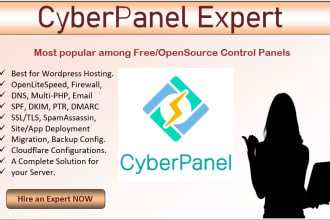 install configure or troubleshoot cyberpanel server on linux