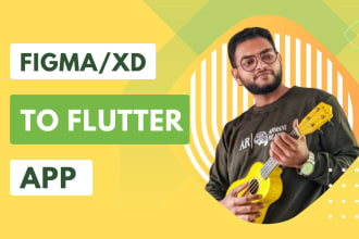 convert figma or xd design to flutter UI