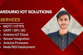 develop complex iot based arduino programming aws cloud system