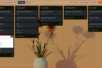 setup trello boards for task management
