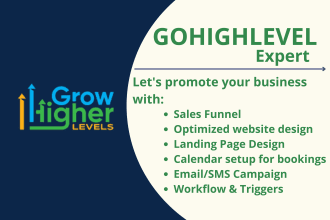 setup go high level, gohighlevel sales funnel, gohighlevel website, workflow