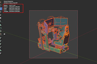 retopology, optimization, cleaning, uv unwrap, scan