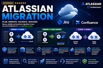migrate jira and confluence to cloud or data center