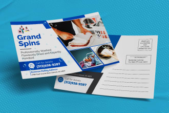 design urgent eddm postcard flyer brochure within 4 hrs