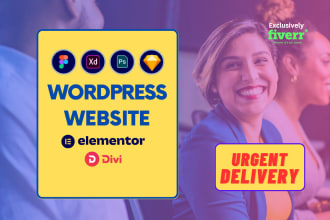 wordpress website with elementor figma to wordpress