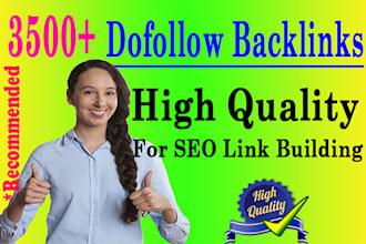 build high quality dofollow backlinks for SEO link building